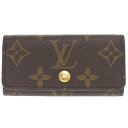 美品 ルイ ヴィトン ミュルティクレ4 モノグラム M69517 4連キーケース LV 0625 【中古】 LOUIS VUITTON(4)