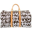 美品 ルイ ヴィトン キーポル50 モノグラム グラフィティ ホワイト M92197 ボストンバッグ LV 1608 【中古】 LOUIS VUITTON
