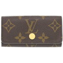 美品 ルイ ヴィトン ミュルティクレ4 モノグラム M69517 4連キーケース LV 0624 【中古】 LOUIS VUITTON
