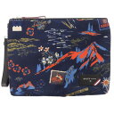 未使用品 バリー FHOLLER.NPR 27 MULTIBLUESKY ナイロン ブルー クラッチバッグ 青 0711【中古】BALLY(4)