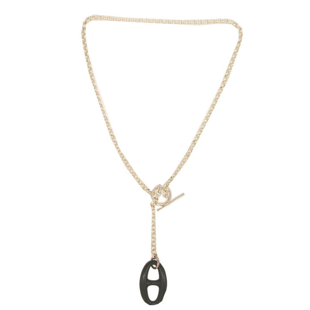 新品同様 エルメス シェーヌダンクルチャーム シルバー925 シルバー ネックレス 0271【中古】HERMES