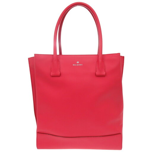 美品 マルベリー レザー レッド トートバッグ 赤 0391【中古】MULBERRY 美品 マルベリー レザー レッド トートバッグ 赤 0391【中古】MULBERRY