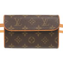 ルイ ヴィトン ポシェット フロランティーヌ ストラップサイズS モノグラム M51855 ウエストバッグ LV 1451【中古】LOUIS VUITTON