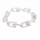 ティファニー ハードウェア リンク ミディアム ブレスレット シルバー925 アクセサリー 0221【中古】TIFFANY&Co. メンズ レディース ユニセッ...