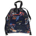 未使用 バリー ドローストリング FALCO.NPR 27 MULTIBLUESKY ナイロン ブルー リュック デイパック 青 1579【中古】BALLY