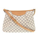 新品同様 ルイ ヴィトン シラク―サ MM ダミエ アズール ショルダーバッグ LV 1215【中古】LOUIS VUITTON