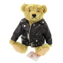 新品同様 ビューティフルピープル steiff ライダース ベア ウォレット モヘア/シープレザー ライトブラウン ぬいぐるみ 1564【中古】beautifu...
