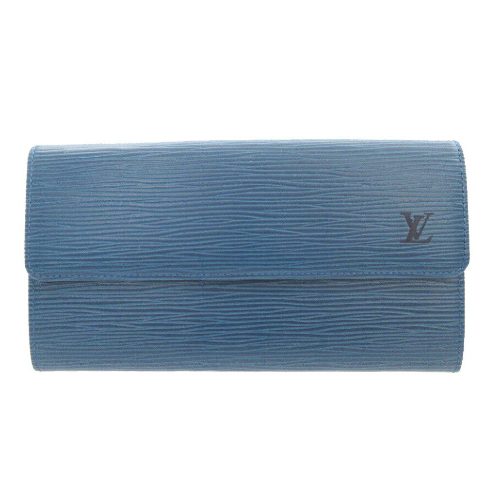 LOUIS VUITTON 青 レザー 財布 エピ 7c0810z5c3-d1.jpg