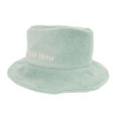 美品 ミュウミュウ バケットハット 5HC196 2DPO コットン ミントグリーン 帽子 緑 1444【中古】MIUMIU