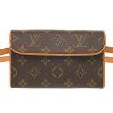 美品 ルイ ヴィトン ポシェット フロランティーヌ モノグラム ストラップサイズM M51855 ウエストバッグ LV 1092【中古】LOUIS VUITTO...