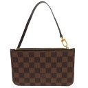 新品同様 ルイ ヴィトン ネヴァーフルポーチ PM用 ダミエ ブラウン ポーチ LV 1033【中古】LOUIS VUITTON(4)