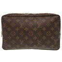 美品 ルイ ヴィトン トゥルーストワレット28 モノグラム M47522 ブラウン セカンドバッグ LV 0903【中古】LOUIS VUITTON メンズ(4)