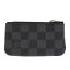 未使用 ルイ ヴィトン ポシェットクレ ダミエ グラフィット N60155 ブラック コインケース LV 0979【中古】LOUIS VUITTON