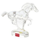 新品同様 バカラ 馬 クリスタル クリア オブジェ 0492【中古】Baccarat
