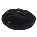 美品 クロムハーツ GINA ジーナ クロスボール セーフピン付き ベレー帽 カシミヤ シルク ブラック 黒 0263【中古】CHROME HEARTS