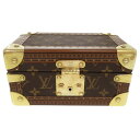 美品 ルイ ヴィトン コフレ トレゾール20 モノグラム ブラウン ジュエリーボックス LV 1447【中古】LOUIS VUITTON
