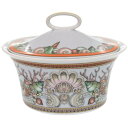 未使用 ヴェルサーチ シュガーボウル Etoiles de la Mer サンゴ 巻貝 ポーセリン 磁器 マルチカラー 1311【中古】VERSACE