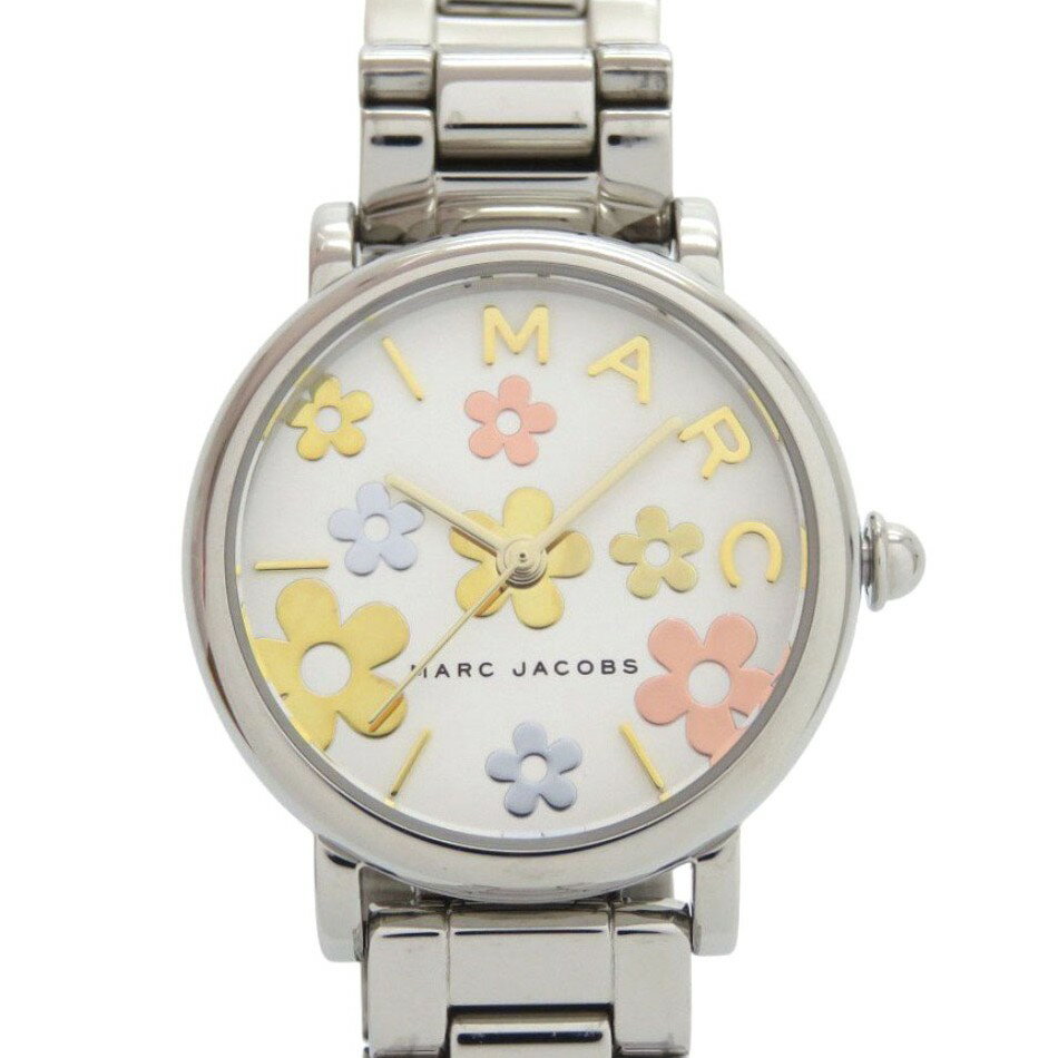 MARC JACOBS◆腕時計/アナログ/レザー/WHT/BEG/MJ1533 エイミー マークバイマークジェイコブス 腕時計の通販