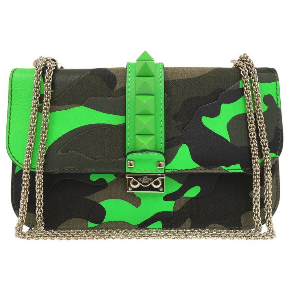 【美品✨】ヴァレンティノガラヴァーニ　ハンドバッグ　スエード　ダークグリーン ビヒンキラキラ】ヴァレンティノガラヴァーニ ハンドバッグ