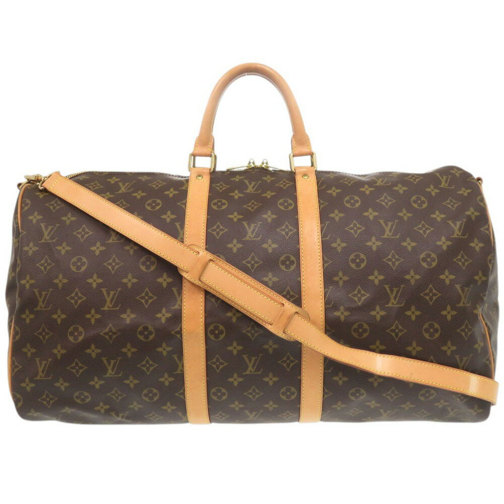 乐天商城 - ルイ ヴィトン キーポルバンドリエール55 モノグラム M41414 ボストンバッグ LV 0147【中古】LOUIS VUITTON