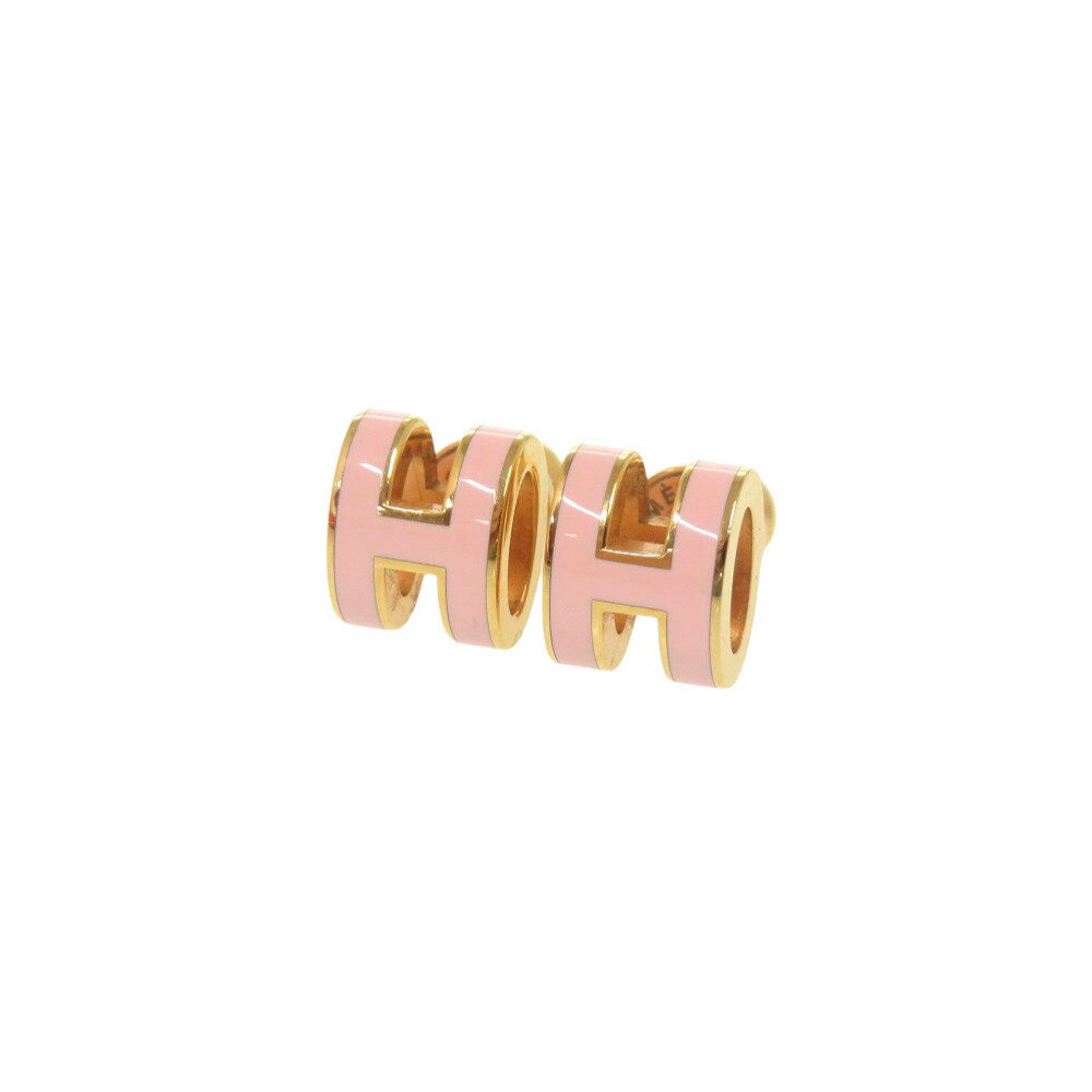 乐天商城 - 新品同様 エルメス ポップアッシュ ミニ ピンク ゴールド金具 ピアス アクセサリー 1551 【中古】 HERMES