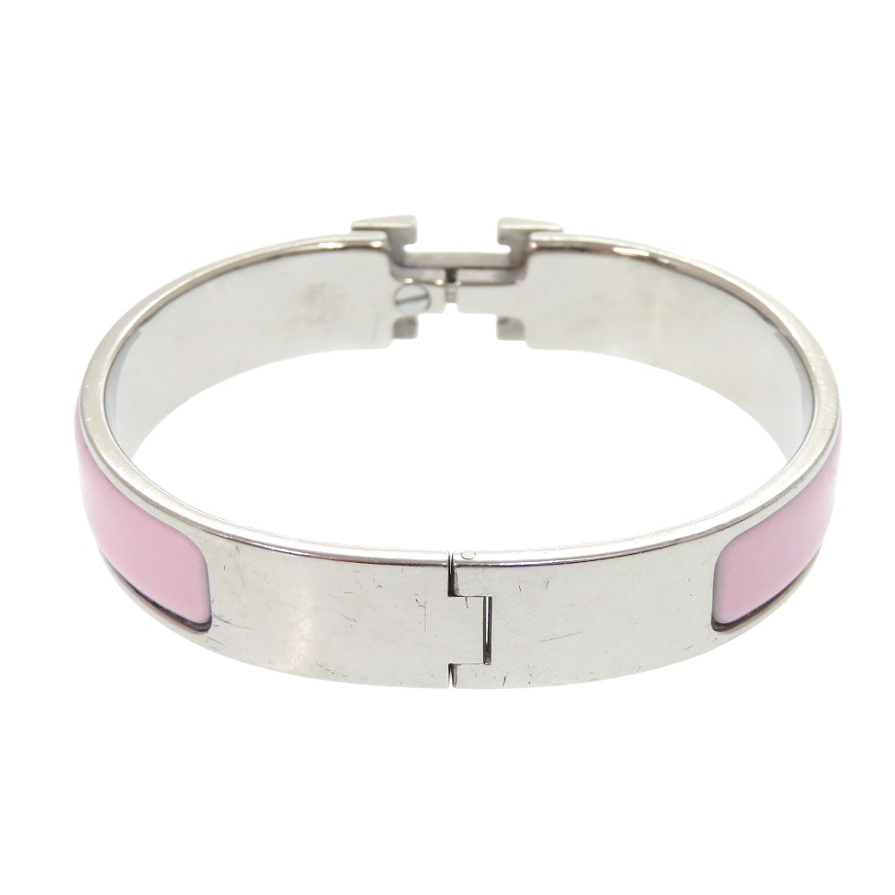 LIFE TIME楽天市場店のエルメス クリックH PM H700001FP1ZPM バングル メタル ローズカンダー ピンク 0124【中古】HERMES｜アングル2