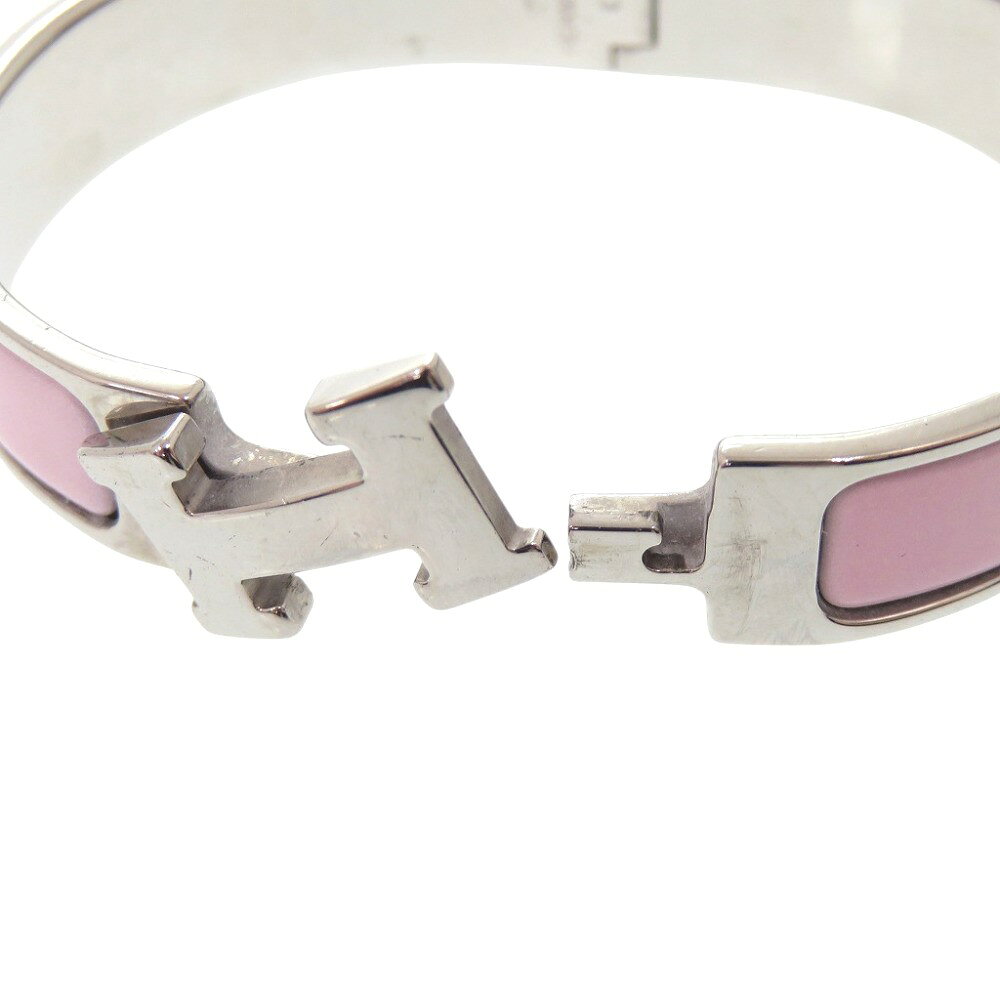 LIFE TIME楽天市場店のエルメス クリックH PM H700001FP1ZPM バングル メタル ローズカンダー ピンク 0124【中古】HERMES｜アングル3