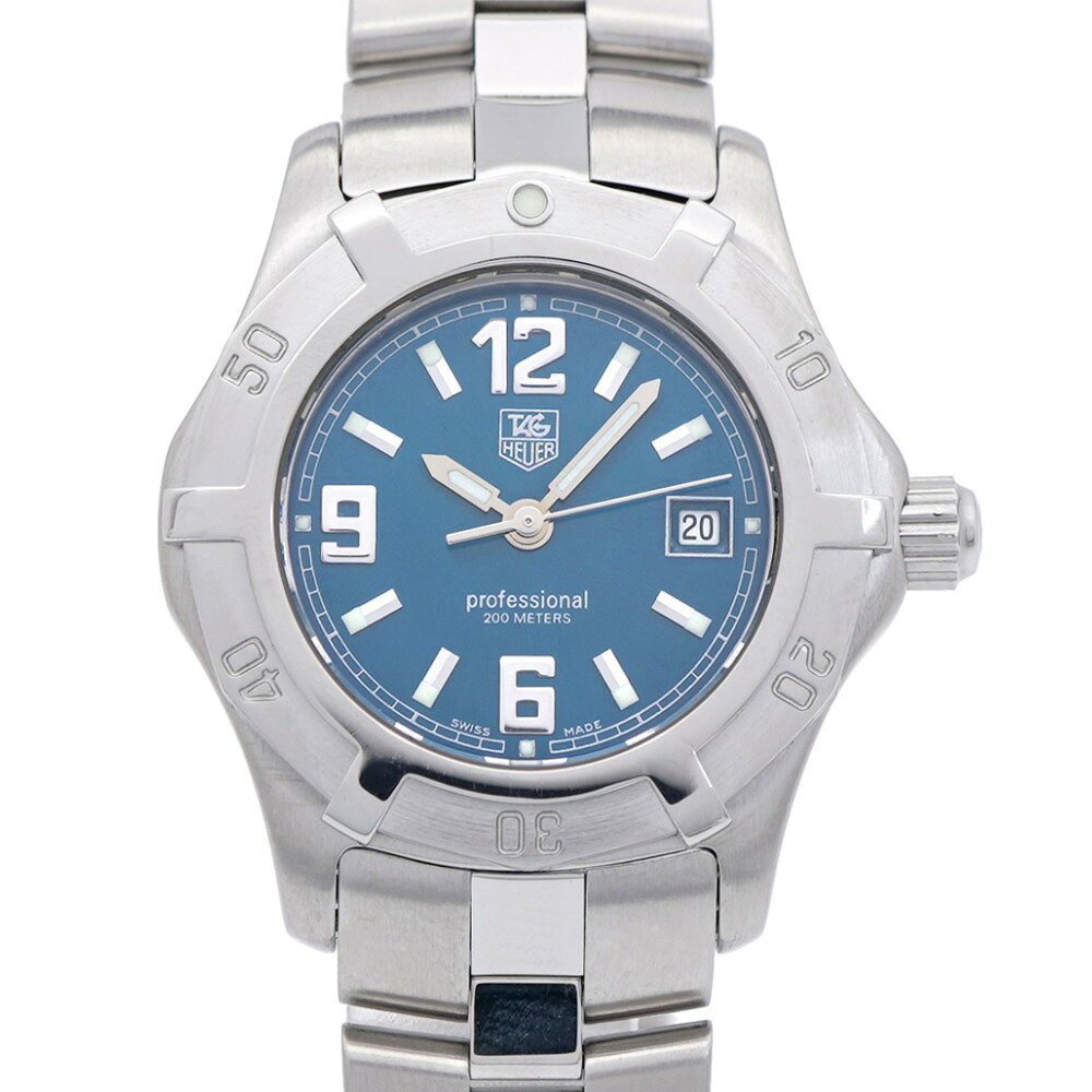 新品同様 タグホイヤー エクスクルーシブ クオーツ 腕時計 SS グリーン系 0094【中古】TAG HEUER レディース
