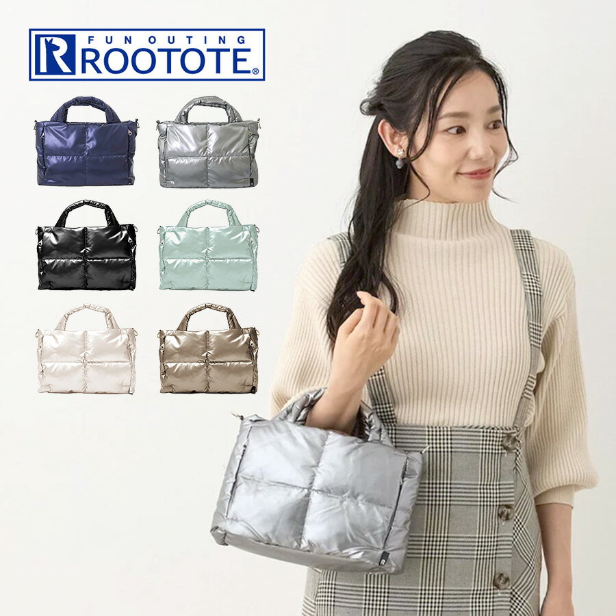 【ROOTOTE】 1340 inspiration by FEATHER ROO FE.ベビールー トートバッグ 軽量 手持ち 斜め掛け シンプル レディース おしゃれ かわいい プレゼント ブラック