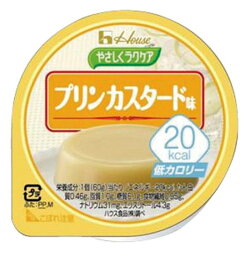 コクがあるのに低カロリー　やさしくラクケア20kcal プリンカスタード味 86894 60g