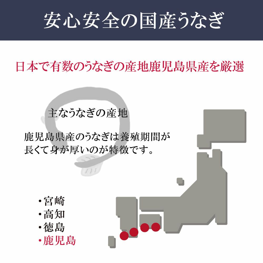 6/4〜11日SSエントリーでP10倍+クーポン配布中★【送料無料】特大 鹿児島県産うなぎ(1尾+1切身)蒲焼セット（永谷園お吸い物付）【プレーリードッグファーム】