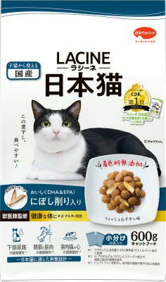 樂天商城 - 【同梱不可】【2個セット】日本ペットフード　ラシーネ 日本猫 にぼし削り入り 600g