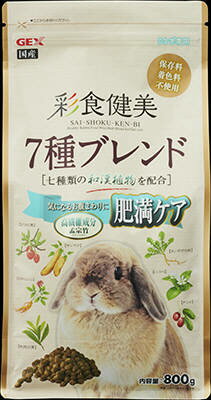 乐天商城 - 【同梱不可】GEX ジェックス 彩食健美 7種ブレンド 肥満 800g