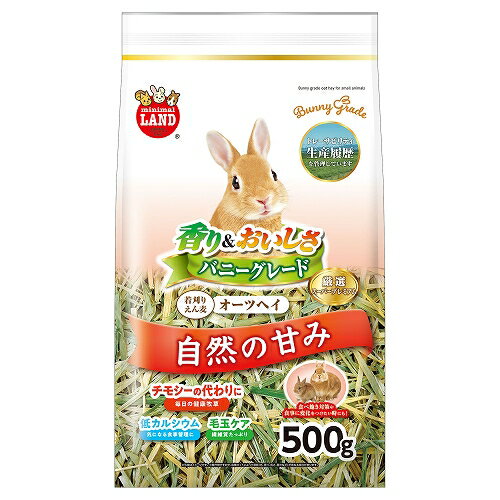 【同梱不可】【3個セット】マルカン バニーグレードオーツヘイ500g