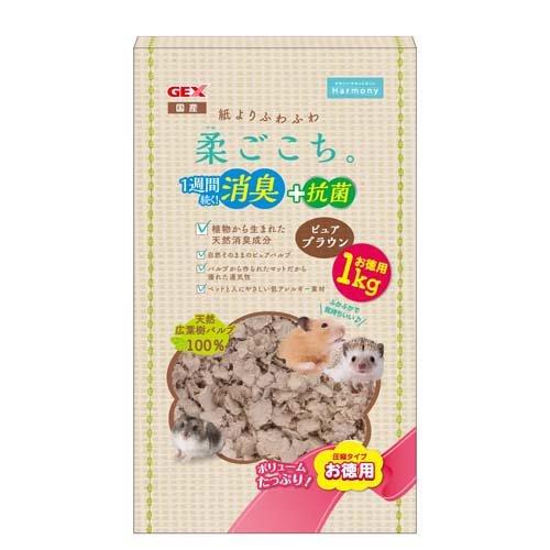 【同梱不可】【10個セット】ジェックス　柔ごこちピュアブラウン1.0kg