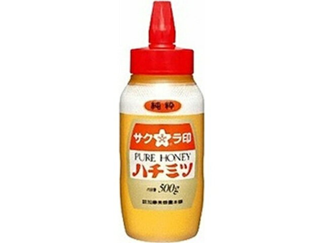 【12個セット】加藤美蜂園 サクラ印 ハチミツ ポリ 500g