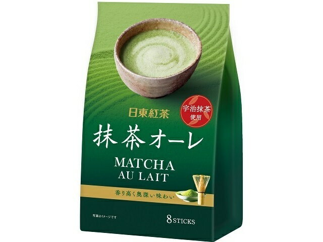 【24個セット】三井農林　日東紅茶　抹茶オーレ 8本