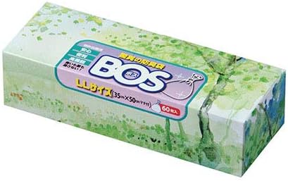 【同梱不可】【3個セット】クリロン化成 驚異の防臭袋BOS箱型LLサイズ60枚入