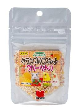 【同梱不可】【2個セット】黒瀬ペットフード 自然派　クランブルビスケットフルーツ20g