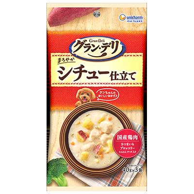 Snacks - 【同梱不可】【28個セット】ユニ・チャーム グラン・デリパウチシチュー仕立て40g×3個