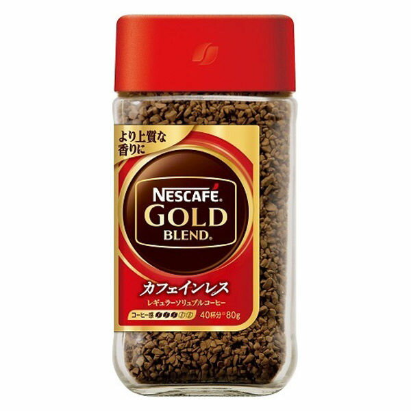 【24個セット】ネスレ日本　ネスカフェ　ゴールドブレンド　カフェインレス 80g