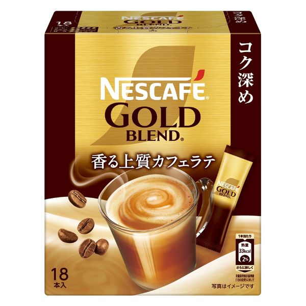【24個セット】ネスレ日本 ネスカフェ ゴールドブレンドコク深めスティックコーヒー 18P