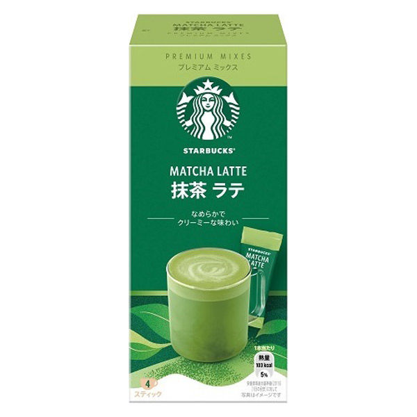 【24個セット】ネスレ日本 スターバックスR プレミアム ミックス 抹茶 ラテ 24g×4P