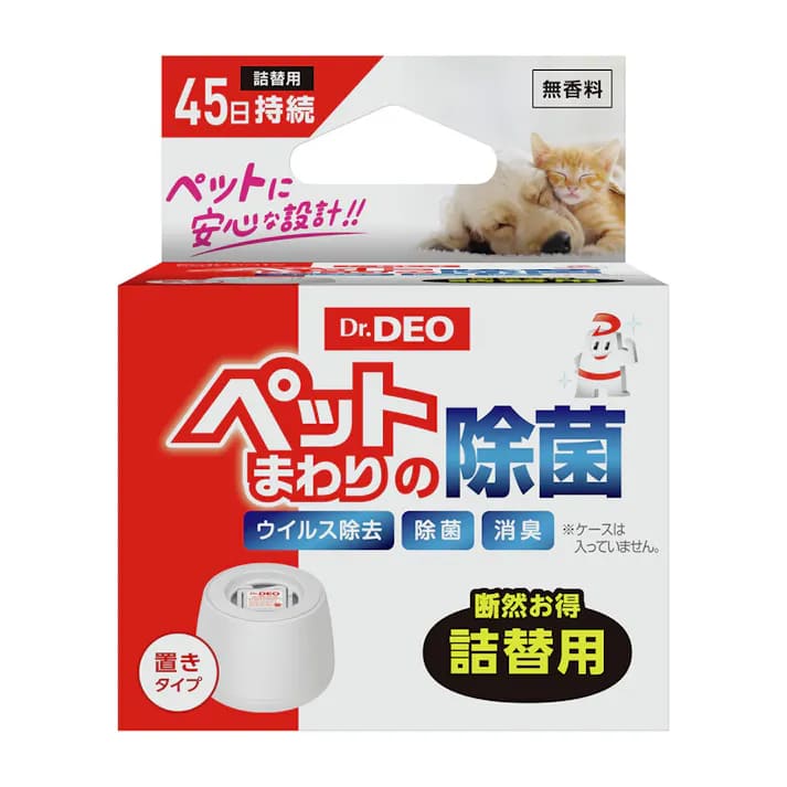 【同梱不可】【3個セット】株式会社カーメイト ドクターデオ　ペット　置きタイプ　リフィル