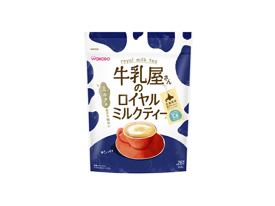乐天商城 - 【6個セット】和光堂 WAKODO 牛乳屋さんのロイヤルミルクティー 340g