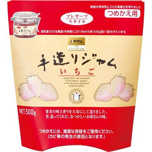 加藤産業 GREEN WOOD グリーンウッド 手造りジャム いちご つめかえ用 500g 詰替 業務用 お徳用 大容量