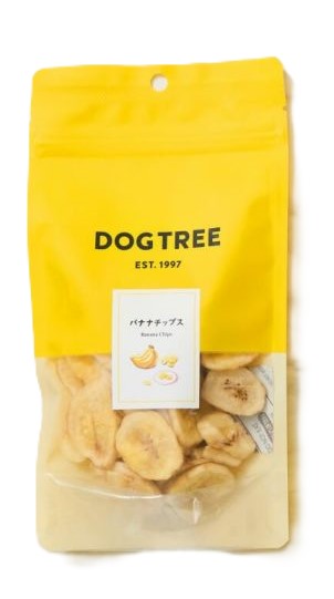 乐天商城 - 【同梱不可】【2個セット】ドッグツリー バナナチップス M60g