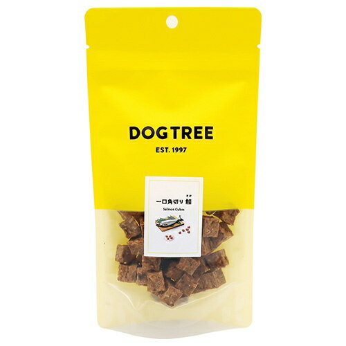 【同梱不可】ドッグツリー 一口角切り鮭（さけ）　M40g