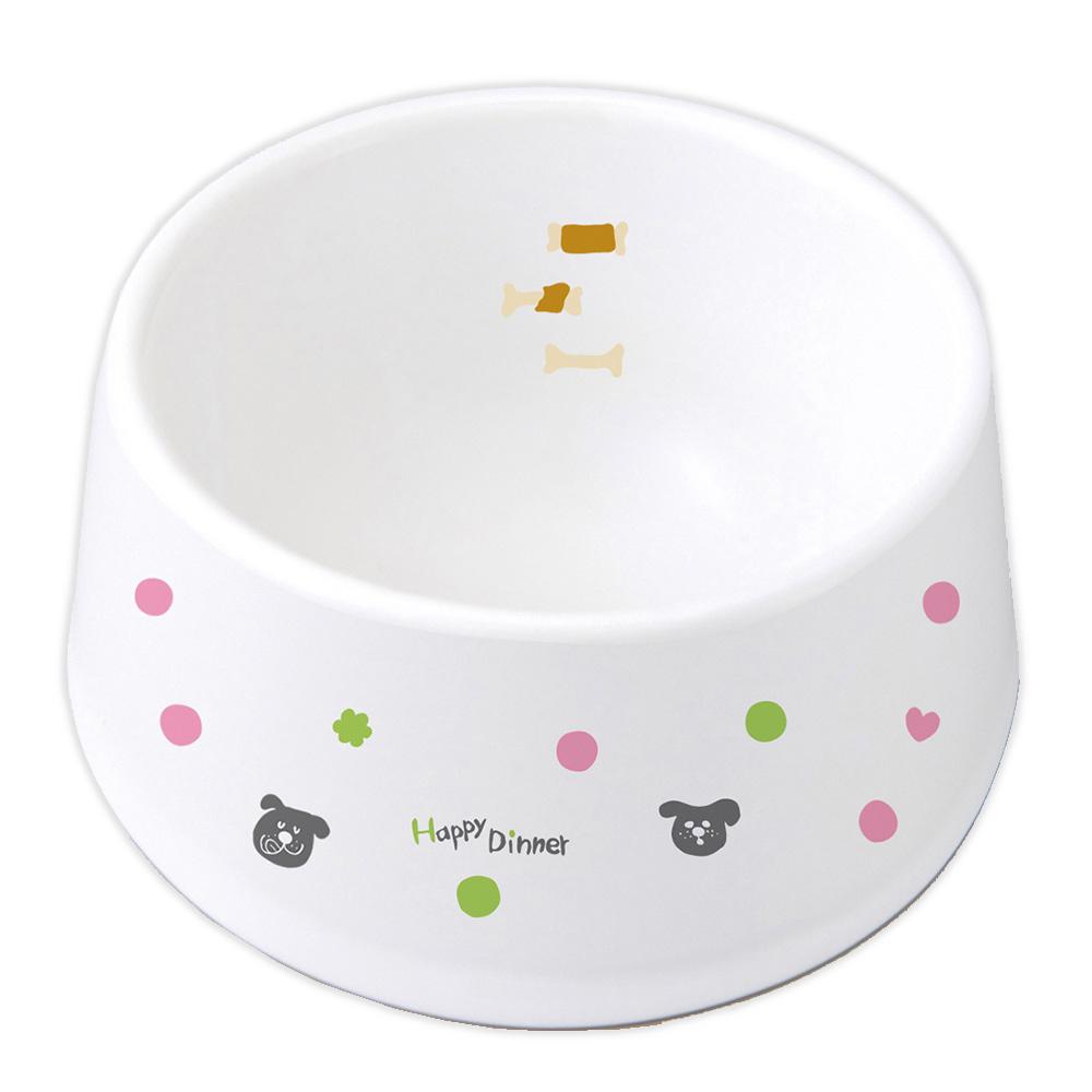 【同梱不可】マルカン 食べやすい陶製食器犬用S