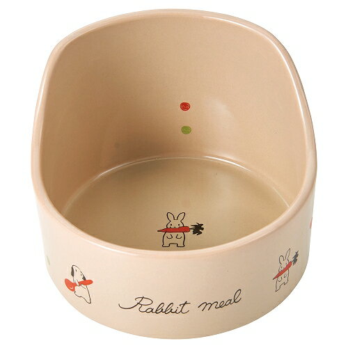 【同梱不可】マルカン CASAうさぎの食べやすい食器